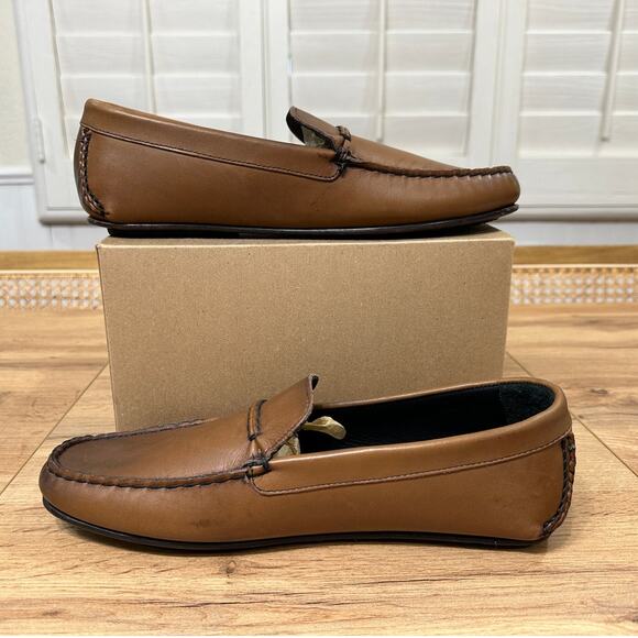 Allen Edmonds Super Sport Driver Loafers Mocha Brown Leather Size 8 Dressy Comfy main image 2